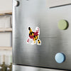 Maryland Flag Chickens Sticker | Kiss-Cut Vinyl Decal | Maryland Agriculture Sticker | Multiple Sizes