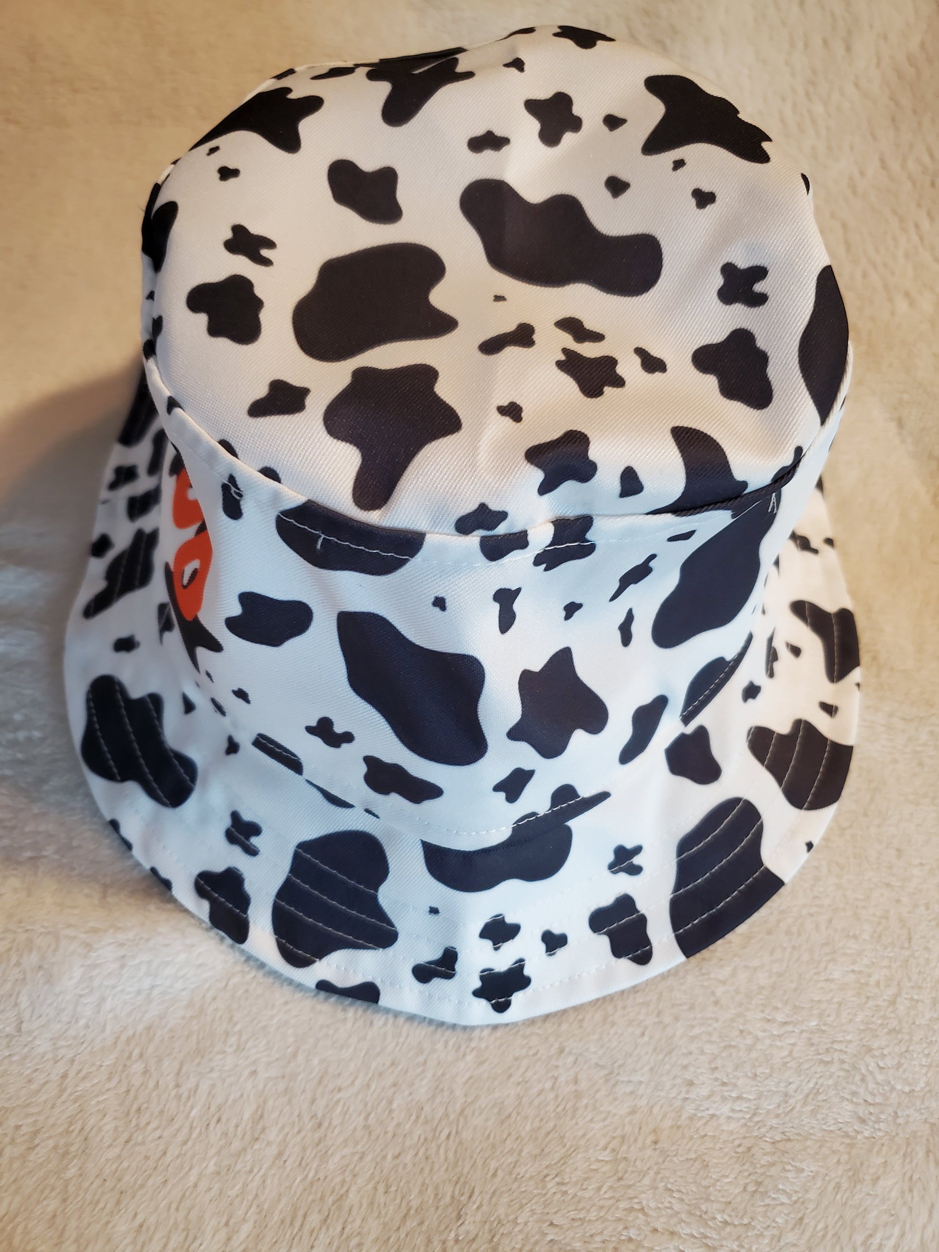 Cow Print Baseball Season Bucket Hat | Cow Spots Bucket Hat | Baltimore Baseball | Free Shipping