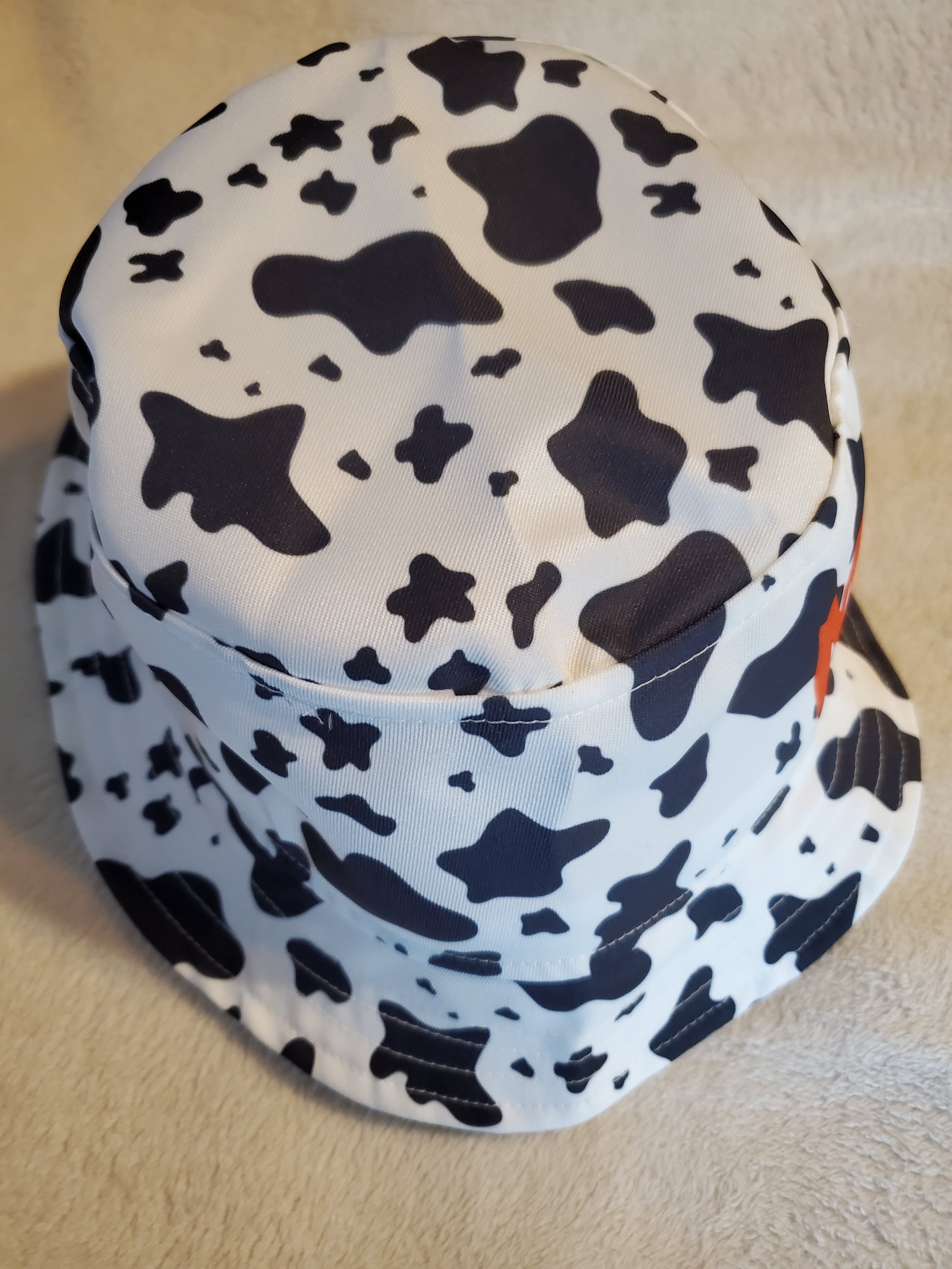 Cow Print Baseball Season Bucket Hat | Cow Spots Bucket Hat | Baltimore Baseball | Free Shipping