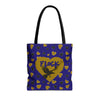 Flock Tote Heart Theme | Shopping Tote for Baltimore Sports Fans | Baltimore Valentine Gift