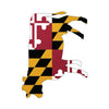 Maryland Cow Sticker | Baltimore Sticker | Kiss-Cut Vinyl Decals | Baltimore Summer | Maryland Farmers Sticker | Maryland Flag Gift