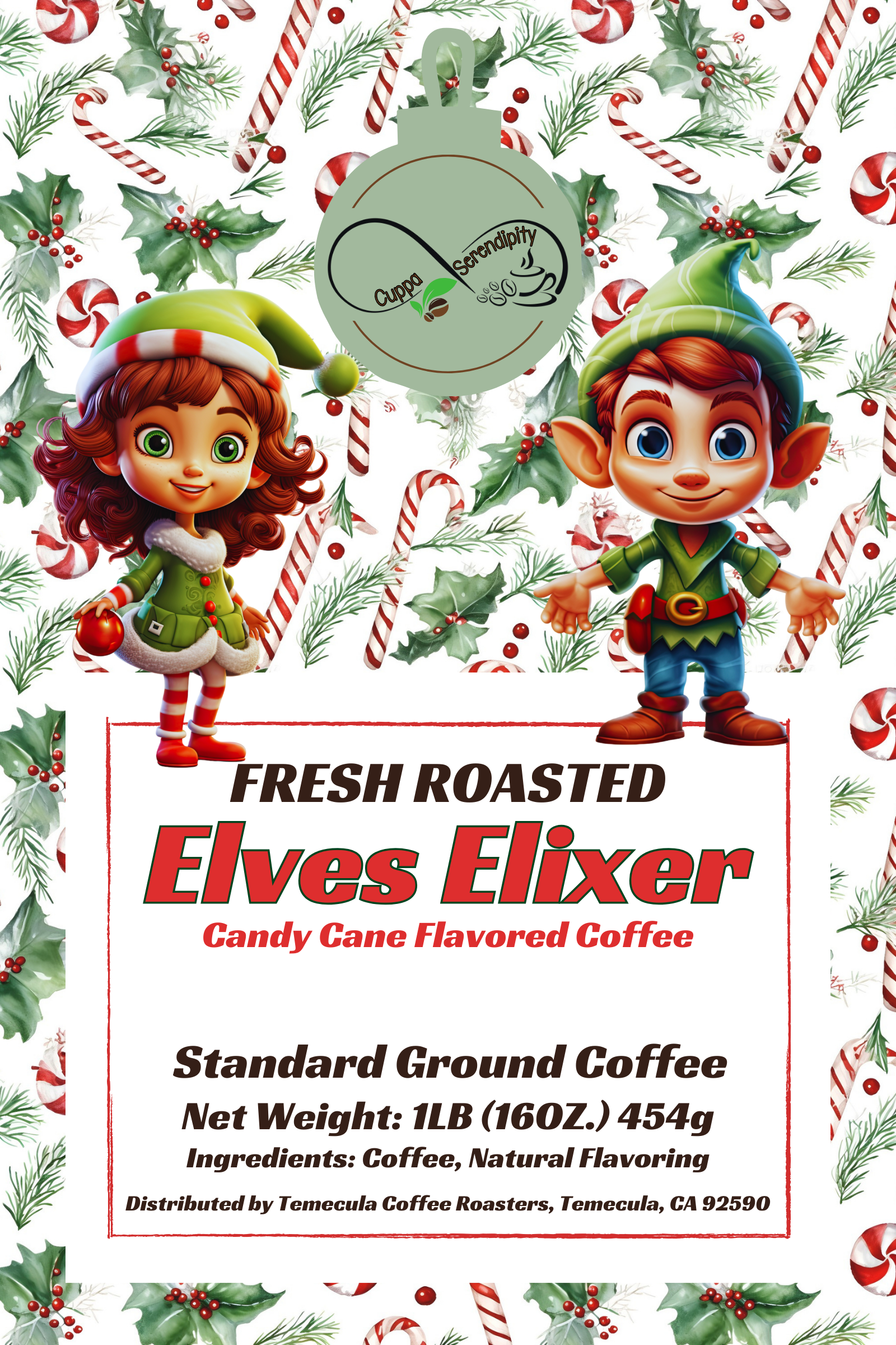 Elves Elixer Candy Cane Craft Coffee | Small Batch Speciality Coffee