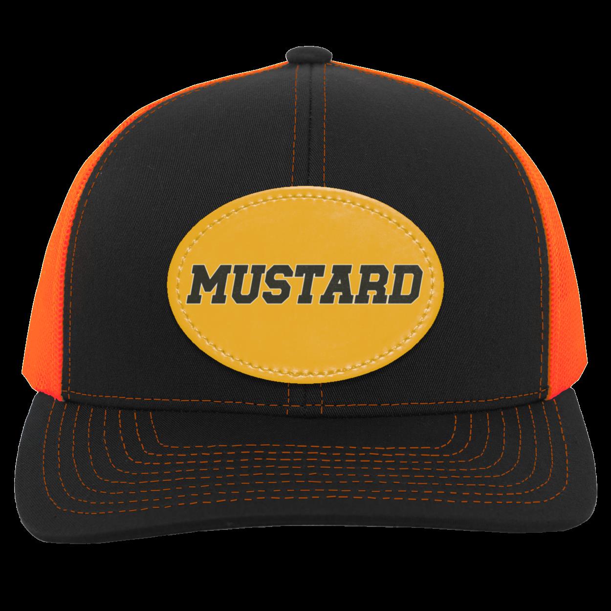 Mustard Trucker Snap Back hat with Printed Patch | Baltimore Baseball Hot Dog Races Cap | FREE SHIPPING