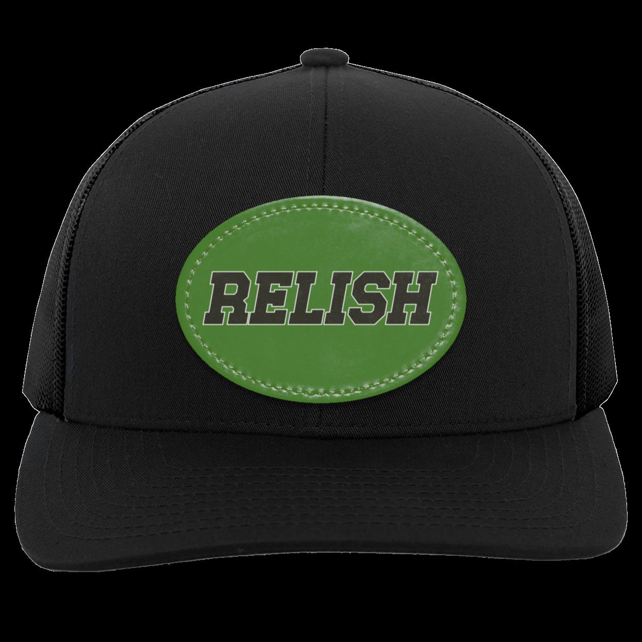 Relish Trucker Snap Back Hat with Printed Patch | Team Relish Hot Dog Races | FREE SHIPPING