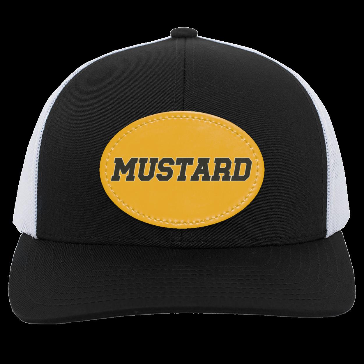 Mustard Trucker Snap Back hat with Printed Patch | Baltimore Baseball Hot Dog Races Cap | FREE SHIPPING