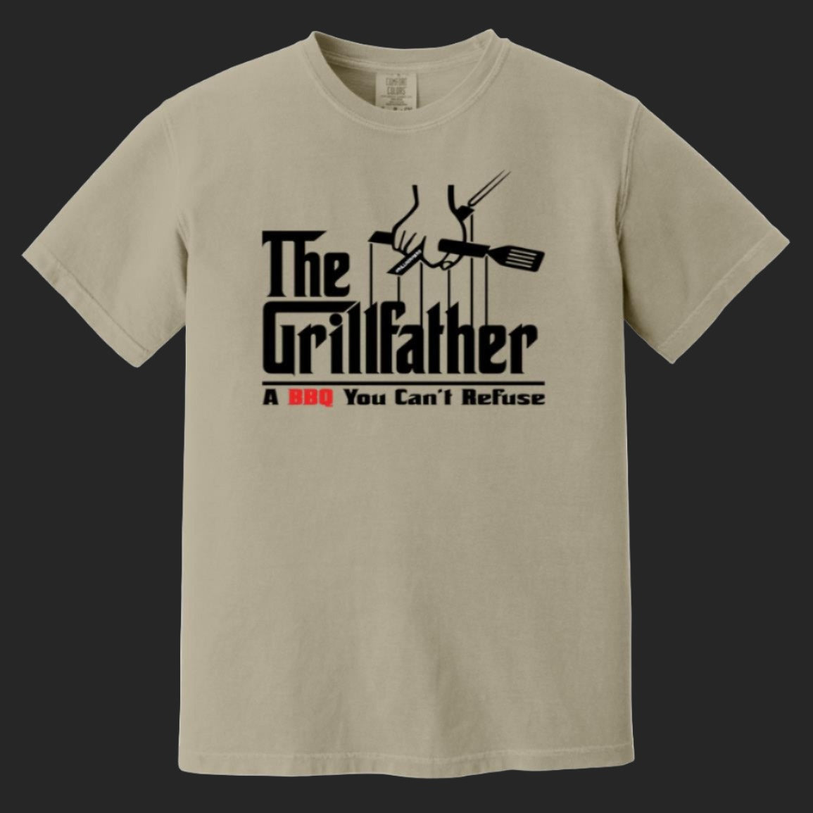 The Grillfather Comfortable Heavyweight Garment-Dyed T-Shirt | Free Shipping