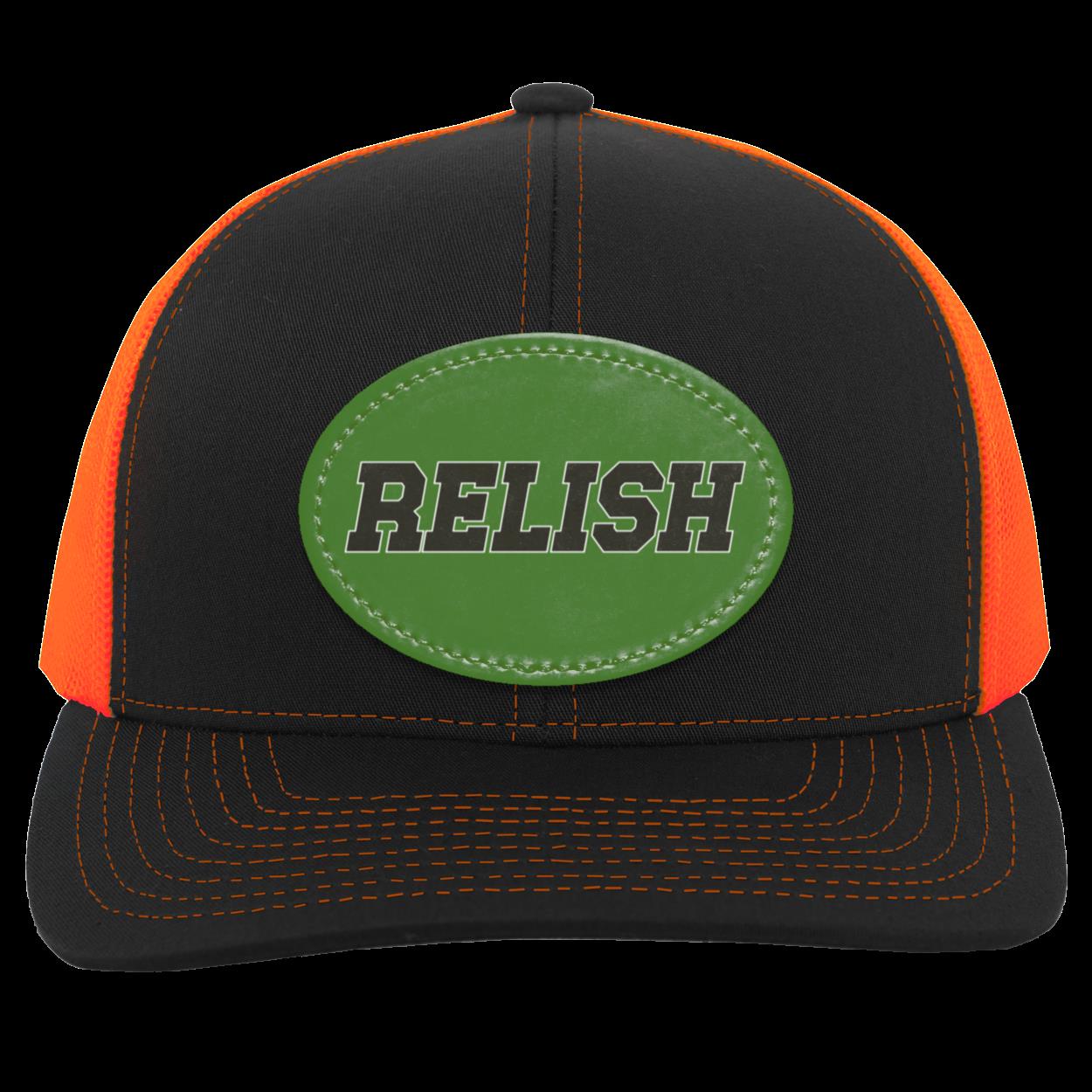 Relish Trucker Snap Back Hat with Printed Patch | Team Relish Hot Dog Races | FREE SHIPPING