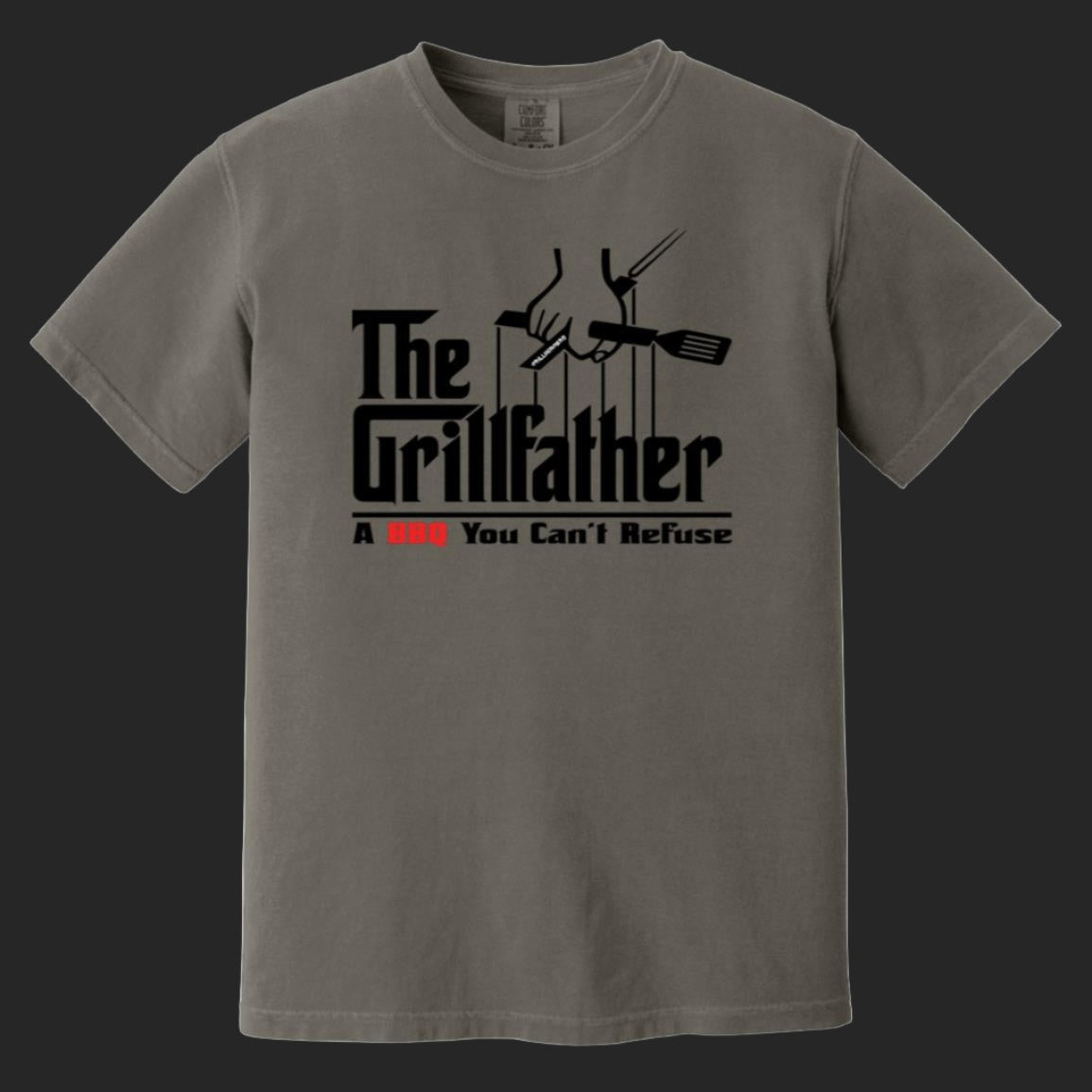 The Grillfather Comfortable Heavyweight Garment-Dyed T-Shirt | Free Shipping