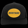 Mustard Trucker Snap Back hat with Printed Patch | Baltimore Baseball Hot Dog Races Cap | FREE SHIPPING