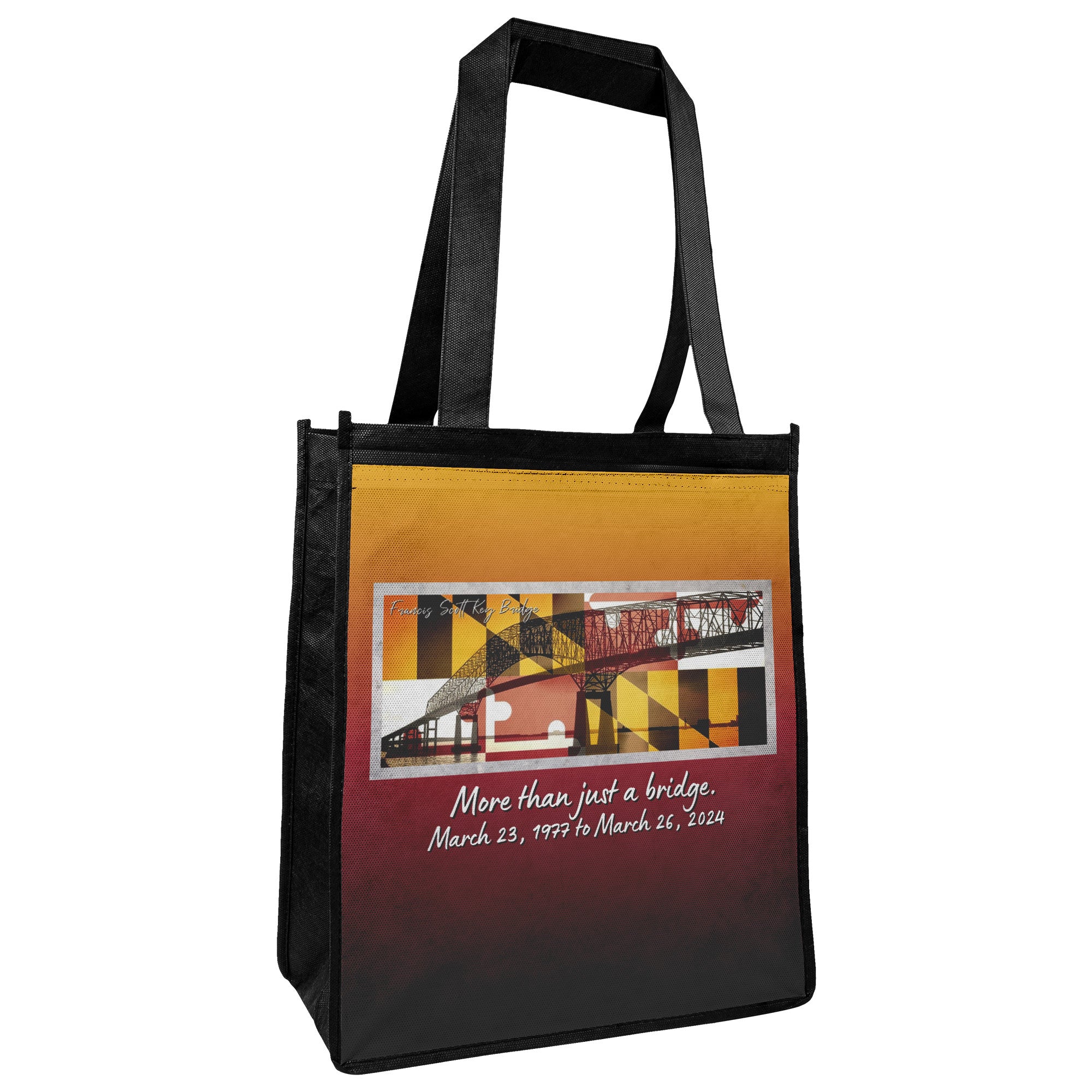 Key Bridge Memorial Bag with Gusset | FSK Baltimore Fundraiser | $2.00 Discount when Purchasing Two or More