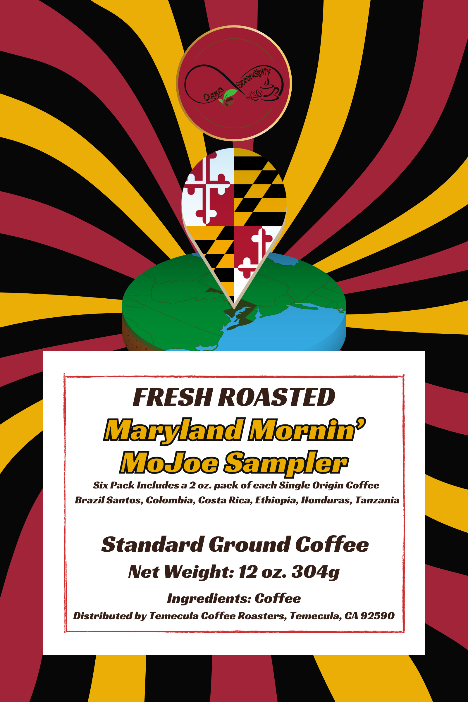 Maryland Mornin' MoJoe | Single Origin Favorites Sample Pack Fresh Roasted Coffee | FREE SHIPPING