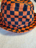 Baltimore Baseball Season Bucket Hat | Orange and Black Checkered Hat | Baltimore Baseball | Free Shipping