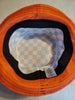 Baltimore Baseball Season Bucket Hat | Orange and Black Checkered Hat | Baltimore Baseball | Free Shipping